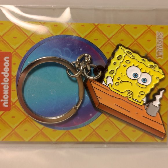 Spongebob Squarepants Existential Crisis Keychain - Picture 1 of 3